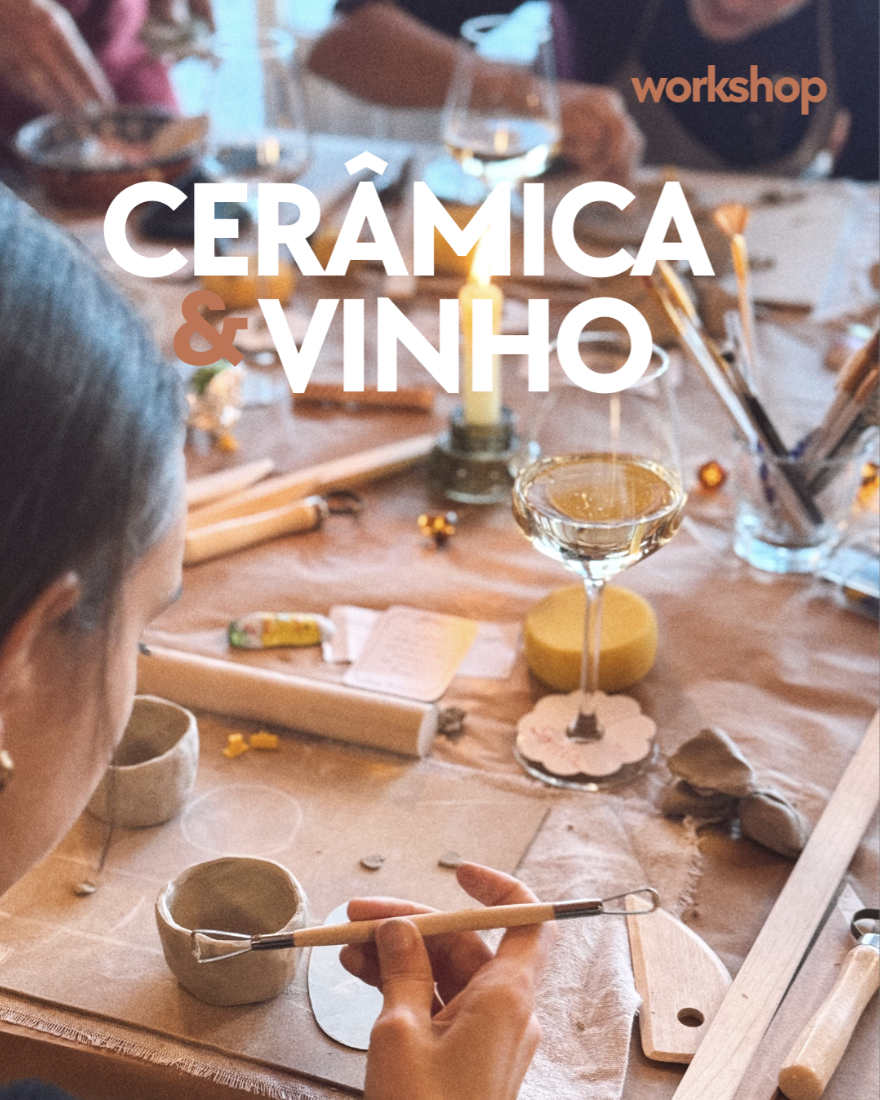 Workshop de Cerâmica & Vinho — event image